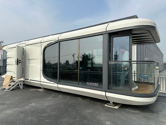Multi-function Top Fashion Luxury Tiny Casas Prefabricadas Mobile Space Capsule Customized Size 2 Bedroom Container Home