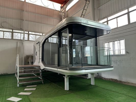 Multi-function Top Fashion Luxury Tiny Casas Prefabricadas Mobile Space Capsule Customized Size 2 Bedroom Container Home