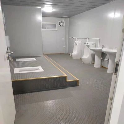 Portable WC Toilet Security Door Used Movable Temporary Mobile Wc toilets With Accessories Prefab Set Breathable