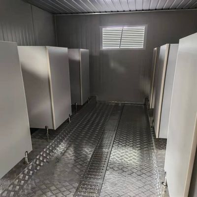 Portable WC Toilet Security Door Used Movable Temporary Mobile Wc toilets With Accessories Prefab Set Breathable