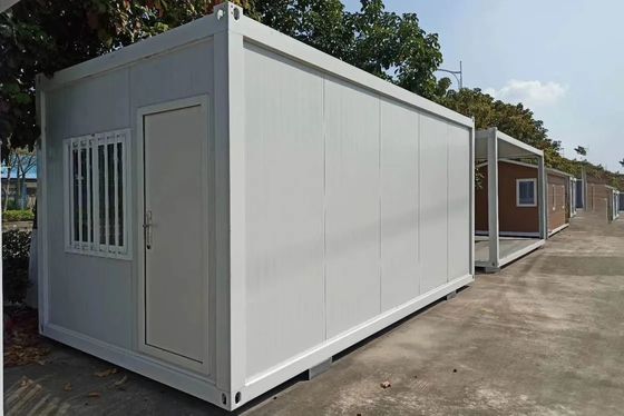 House Galvanized Steel Structure Sandwich Panel 20ft 40ft Container Home Modern Prefab Flat Pack Living House Container