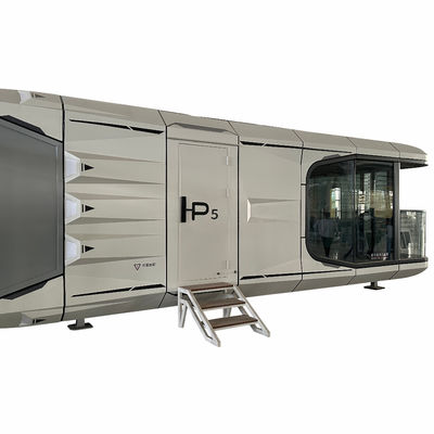 Outdoor Luxury Living Green House Prefabricated Space Capsule House with Galvanized Steel Frame