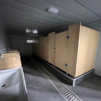 Convenience Toilets Prefab Container Ablution Shower Portable Toilet Thicken House
