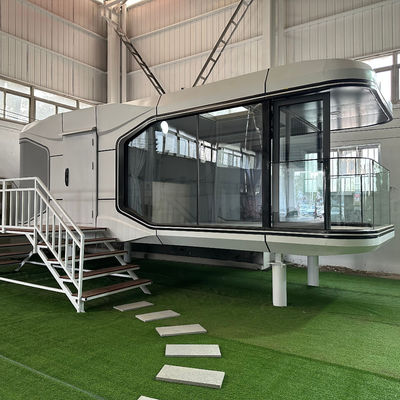 30-40 Years Life Span Steel Frame High End Space Capsule House for Customized Luxury Tourism and Smart Living