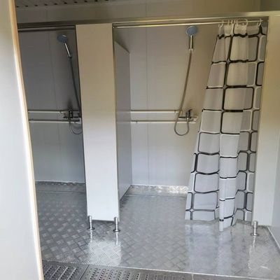 Sandwich Panel Steel Frame Movable Public Toilet Prefabricated Camping Portable Toilets for Performance
