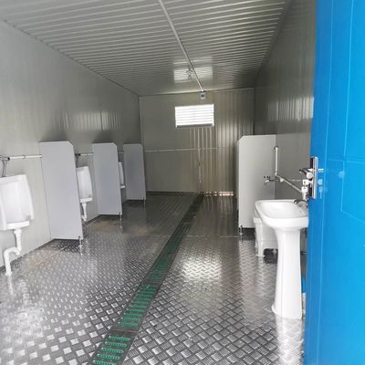Sandwich Panel Steel Frame Movable Public Toilet Prefabricated Camping Portable Toilets for Performance