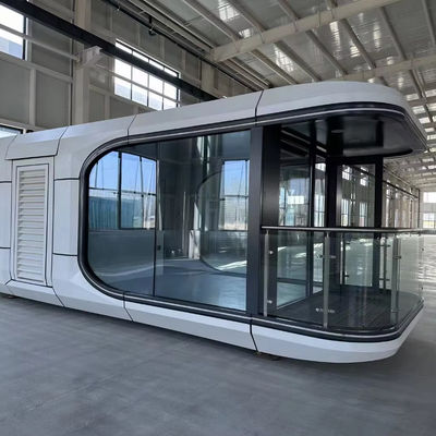 Customized Interior Decoration Modern Design Luxurious Camping Capsule Prefabricated Houses with Intelligent System