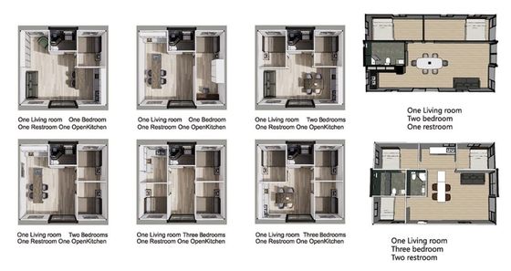 Stable Customized Prefabricated Luxury Steel Sandwich Panel Expandable Container House with Quick Installation Advantage