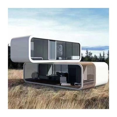 Reasonable Outdoor Contemporary Design Style Steel Container Capsule Home Modular Capsule Hotel Waterproof and Moisture-proof