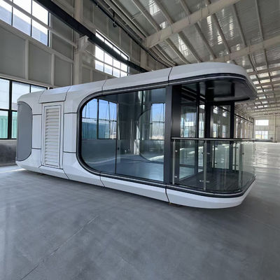 Steel Luxury Container House Competitive for Customized Color Outdoor Prefab Space Capsule Bed Hotel Cabin