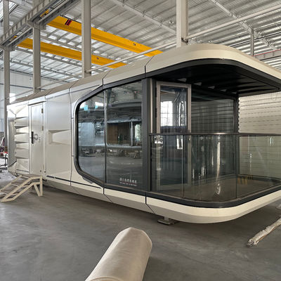 Luxurious Tourist Resort Container Home Modern Stylish 2 Bedroom Space Capsule Hotel with Aluminum Window
