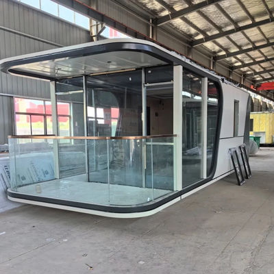Outdoor Prefab Space Capsule House Hotel Option with Customized Color