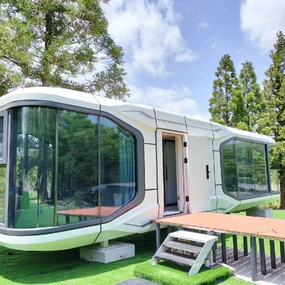 Graphic Design Modern Space Capsule Hotel with and Modern Design Expandable Container