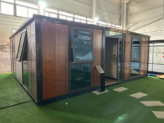 Easy Install Tiny Modern Prefab Homes 20/40 ft Modular Prefabricated Container House with Broken Bridge Aluminum Door