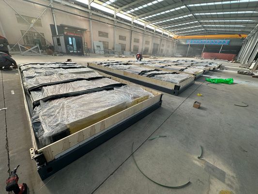 Quick Assembly Sandwich Wall Panels Waterproof Fireproof Steel Frame Flat Pack Container House with Customized Color