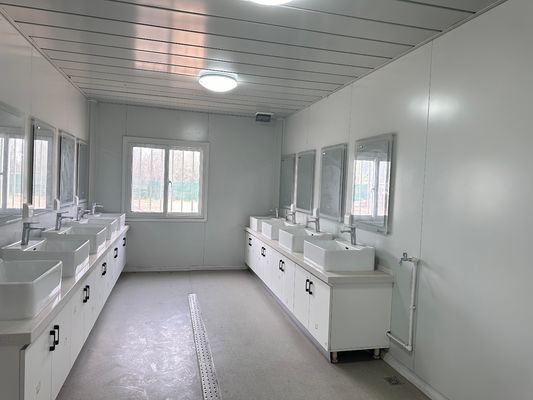 Assembled Fat Pack Container House for Customized Color and Low-Carbon Energy Saving in Easy Installation