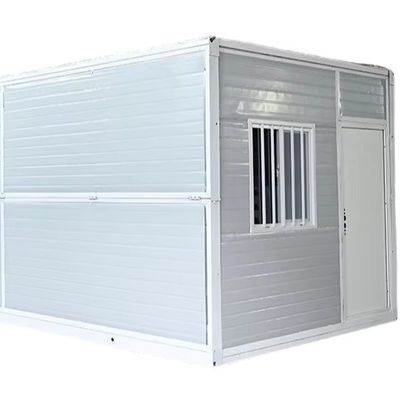 Upgrade Fast Build 20ft 30ft 40ft Customized Modular Waterproof Glass Wool Sandwich Panel Folding Container House with 1