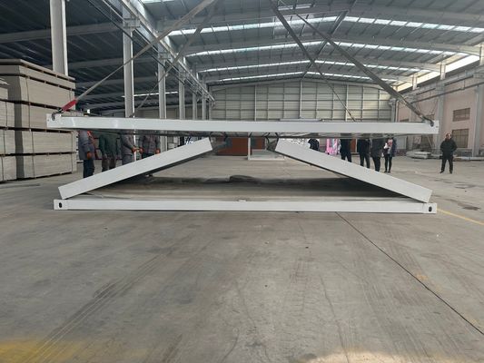 Upgrade Fast Build 20ft 30ft 40ft Customized Modular Waterproof Glass Wool Sandwich Panel Folding Container House with 1