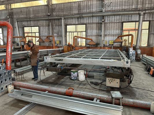 Modern Simple Style Waterproof Fireproof Prefab Steel Frame Flat Pack Container House with Galvanized Steel Structure