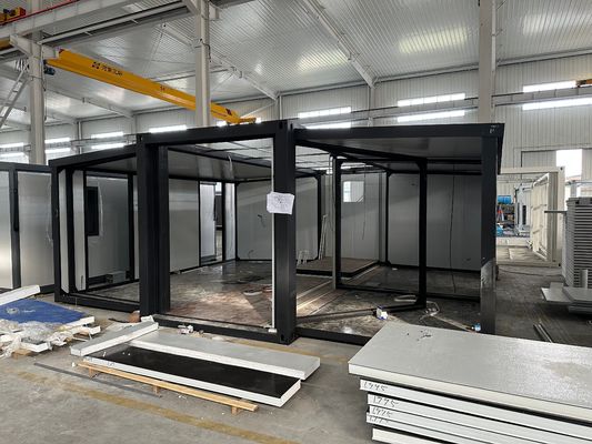 Customized Color Durable 20ft 40ft Fast Build Tiny House Container Eco-Friendly Light Frame Prefab Modular Building House