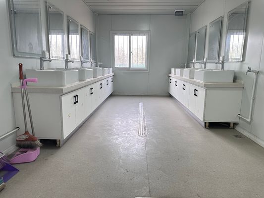 Galvanized Steel Structure Flat Pack Living Container House in Multiple Sizes with Waterproof and Fireproof Design