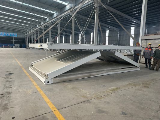 40ft 3C/CE/CL/SAA Standard Energy Saving Modular Prefab Steel Glass Wool Sandwich Panel Folding Container House for Shipment