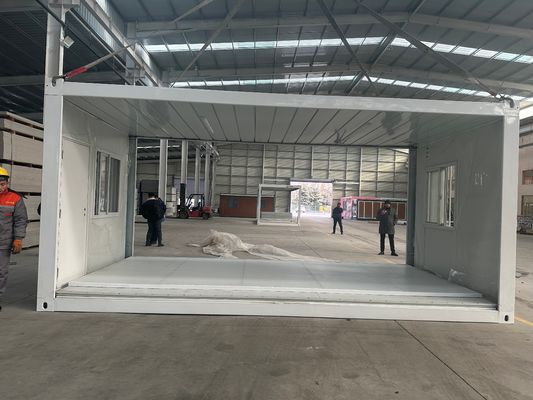 Easy Assembly Foldable Office Modular Housing Folding Prefabricated House with EPS Sandwich Panel Wall Container Homes