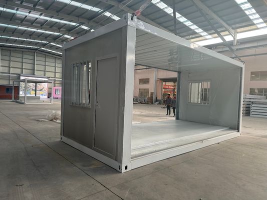 Easy Assembly Foldable Office Modular Housing Folding Prefabricated House with EPS Sandwich Panel Wall Container Homes