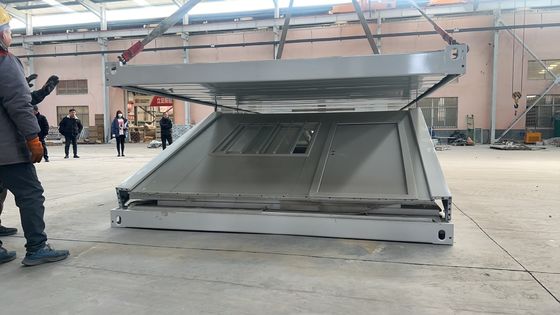 Economic Multipurpose Customized Prefabricated 20ft 40ft Modular Sandwich Panel Folding Container House in Customized Color