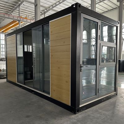 Broken Bridge Aluminum Door Prefab Container House for Rotproof Waterproof Fireproof Function in Customized Insulated Home