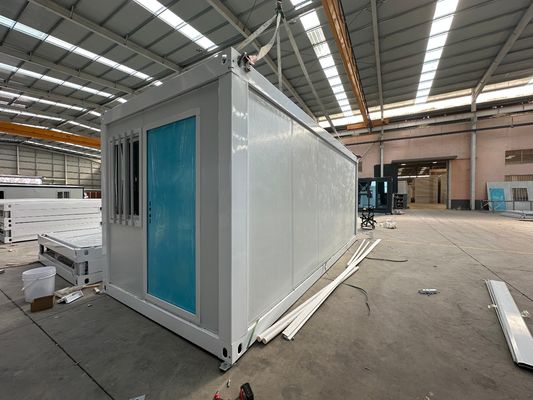 Mobile Multi- Modular Prefabricated 20 40 ft Prefab Galvanlized Steel Frame Zigzag Folding Container House with Structure