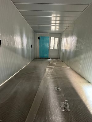 Prefab Light Steel Frame Waterproof Customized Color Folding Prefabricated Container House for Benefit
