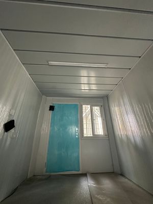 Modular Prefabricated 20 40 ft Sandwich Panel Zigzag Folding Container House Ready Made and Customized Color for Plant