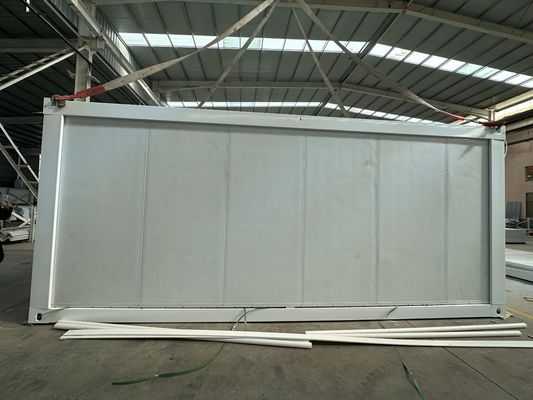 Any Time House Mobile Prefab Camp White Folding Storage Container House for Custom Requirement Kitchen and Home Office