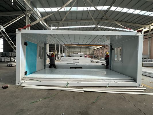 20ft 30ft Office Folding Container House Custom Kitchen Requirement for Home Office Modular Prefabricated Foldable Homes