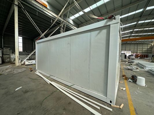 Folding Container House with Aluminum Window Fast Build 20ft 40ft Modular Camping Box 2 Bedroom Mobile Tiny Container Homes