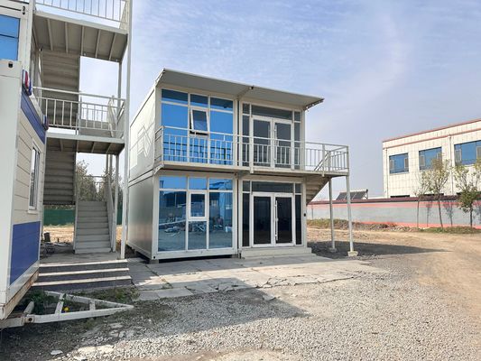 Customization Flat Packed Storage Unit Sandwich Panel Homes Prefab Houses Container Multi-function and Easy To Install