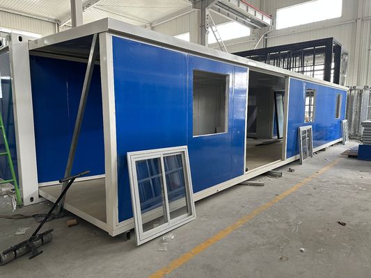 Customized Color Container Storage Flat Pack Hurricane Proof Prefab House Container with Simple Design and Quick Assemble
