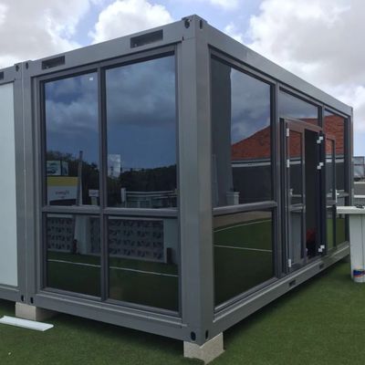 Easy To Install Sandwich Panel Prefabricated Living Container Home for Multi-function Office and Customizable Design