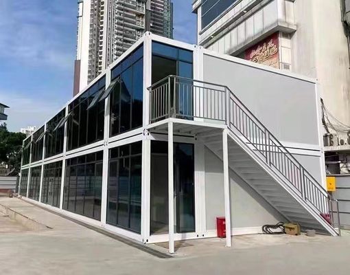 Professional Customization Flat Storage Container Modular Homes with Hurricane Proof Design and Contemporary Design Style
