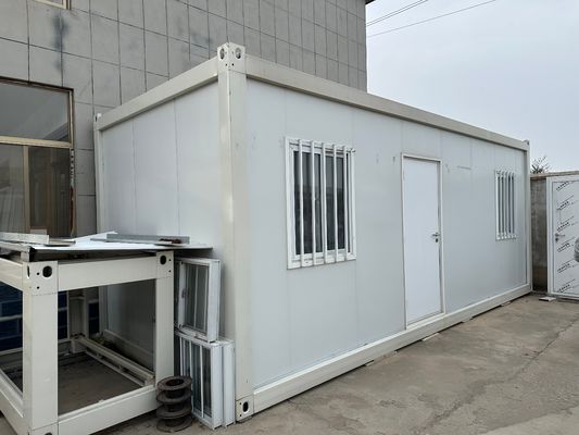 Flexible Assemble Container Storage Flat Pack High Wind Rating Prefab Home Office Container Customization Easy To Assemble