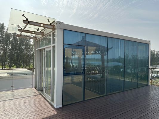 Flexible Assemble Container Storage Flat Pack High Wind Rating Prefab Home Office Container Customization Easy To Assemble