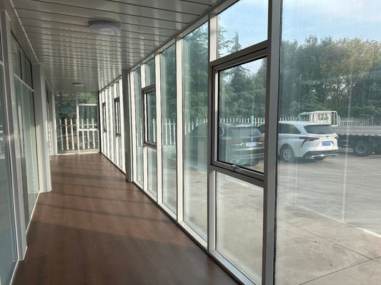 Customized Color Galvanized Steel Frame Structure Easy To Assemble Flat Pack Mobile Storage Hurricane Proof Containers House