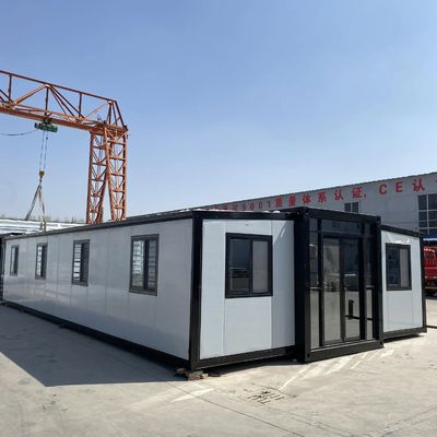 Office Building Portable Extendable Container Home 20Ft Prefab Homes Expandable Container House with Free Layout Design