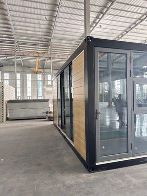 Galvanized Steel Structure Quick Assembly Container Office with Customized Sandwich Panel and Optional Sound Insulation