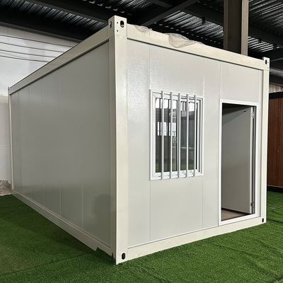 40'HC Shippment Quick Install Design Fireproof Flat Pack Container House For Work Site Office with and Easy Installation