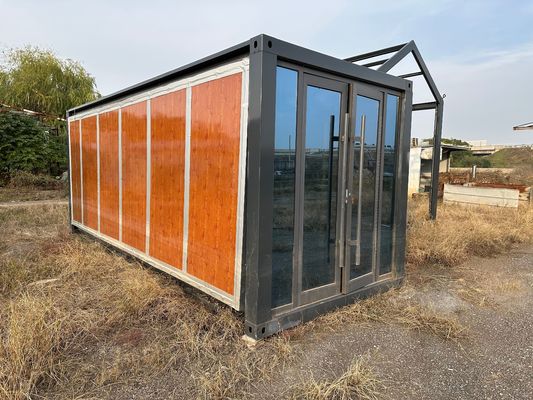Flat Pack Container Ready for Transport and Load Container Shipment Modern Luxury Prefab House Tiny Kitchen Living Container