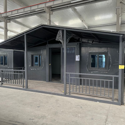 Steel Window Prefab Building Mobile Durable Australia 20 40 ft Tiny Home Modular Fiber Glass Roof Steel Frame Expandable Container House
