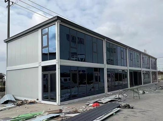 Multi-function Sandwich Panel Door Container House with Comfortable Waterproof Fireproof Design and Customized Color