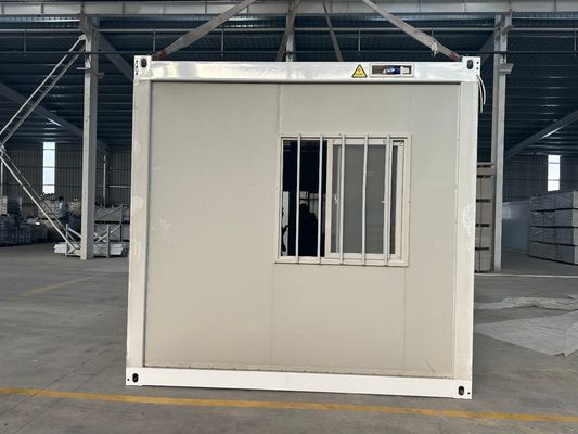 Work Site Office 20/40 ft Waterproof Modular Folding Container with Sandwich Panel Optional and Galvanized Steel Frame